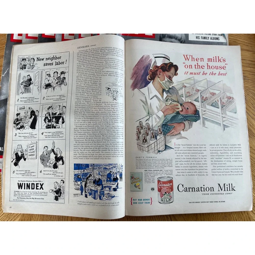 Vintage LIFE Magazine Lot 8 Issues 1940s Debutante Joanne Connelley Schlitz Ads - Picture 6 of 16